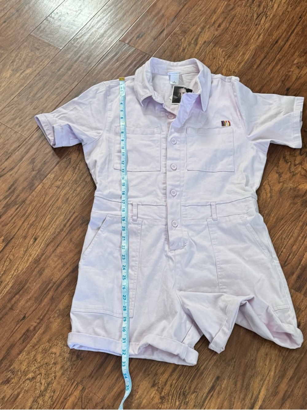 Pride Collection Romper – Alice Butts Design Pink Utility Short Sleeve Jumpsuit - Picture 4 of 9